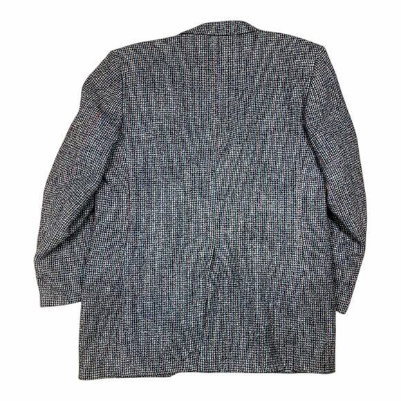 John Alexander x Harris Tweed Check Weave Sport Coat 42R - Picture 4 of 8